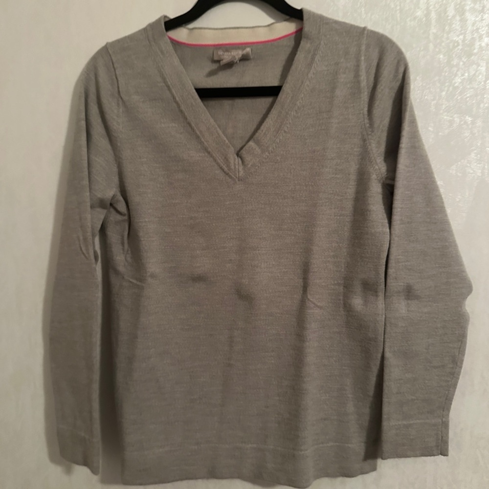 Banana Republic grey wool pullover